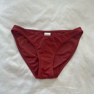 red swimsuit bottoms size small